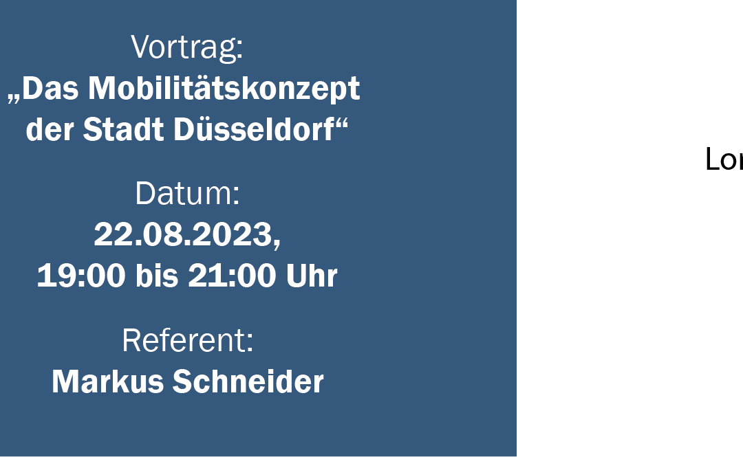 Das Mobilitätskonzept der Stadt Düsseldorf