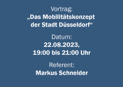 Das Mobilitätskonzept der Stadt Düsseldorf