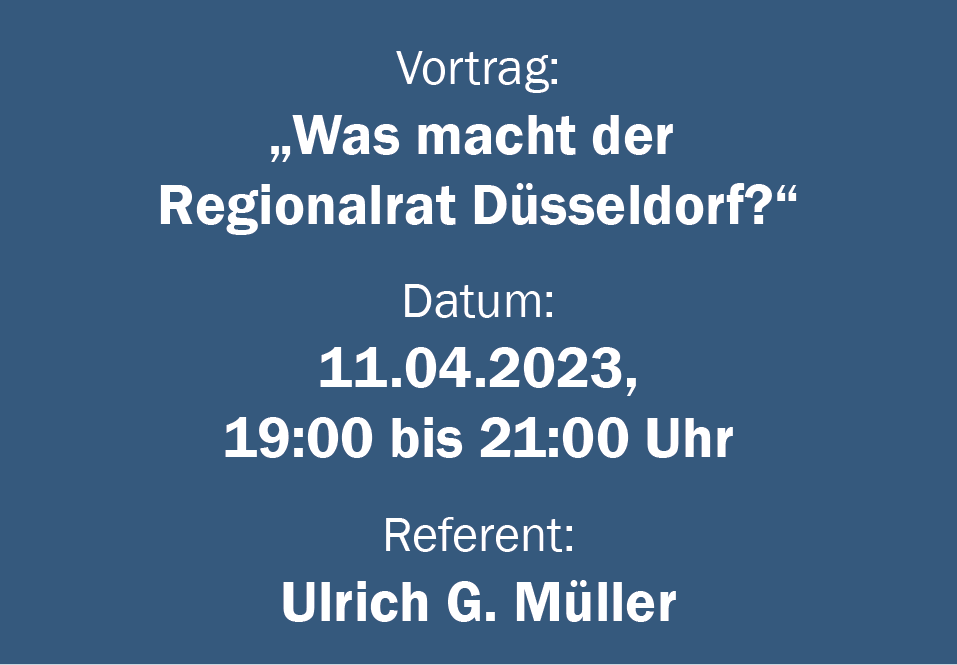 Was macht der Regionalrat Düsseldorf?