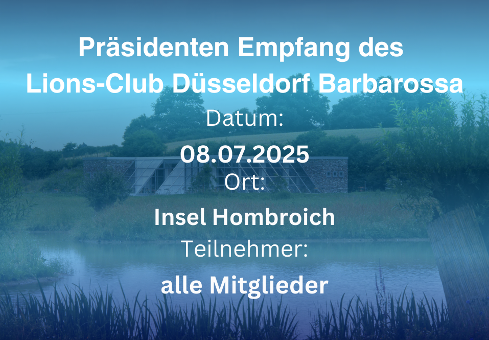 Empfang der Präsidentin – Insel Hombroich