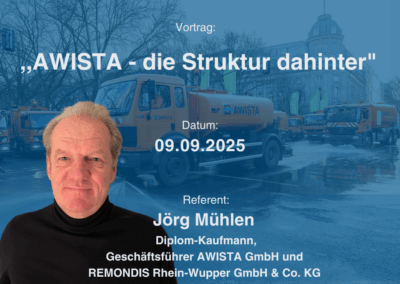 Vortrag von Jörg Mühlen: AWISTA – die Struktur dahinter