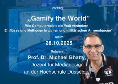 „Gamify the World“ – Vortrag von Prof. Dr. Michael Bhatty