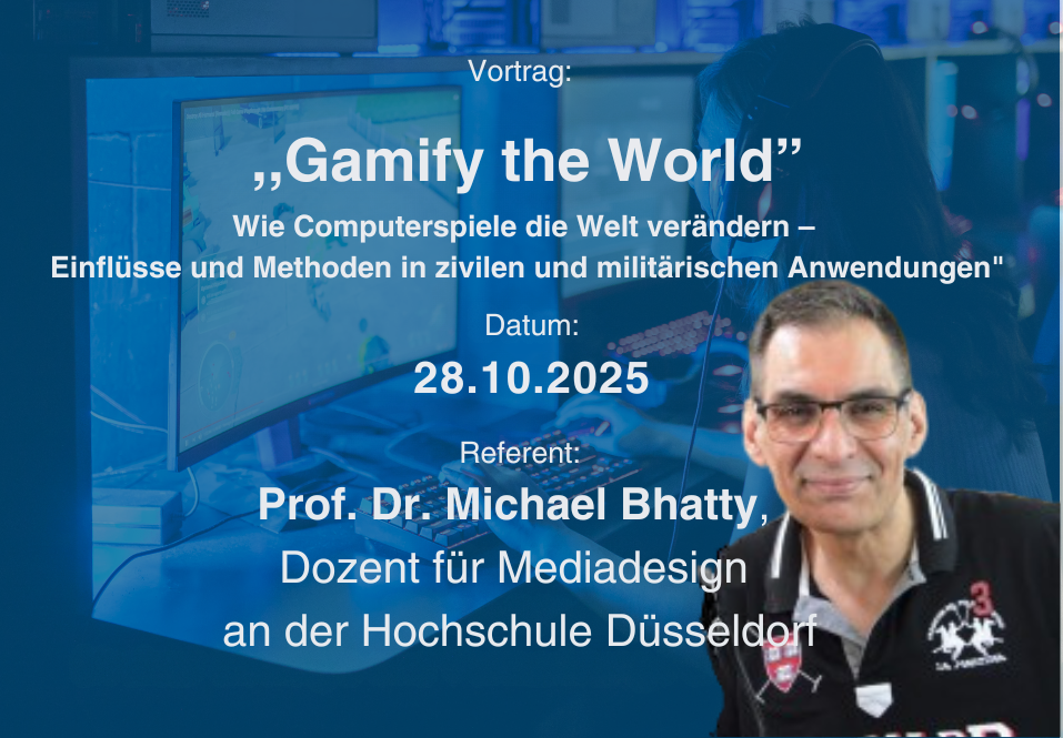 „Gamify the World“ – Vortrag von Prof. Dr. Michael Bhatty