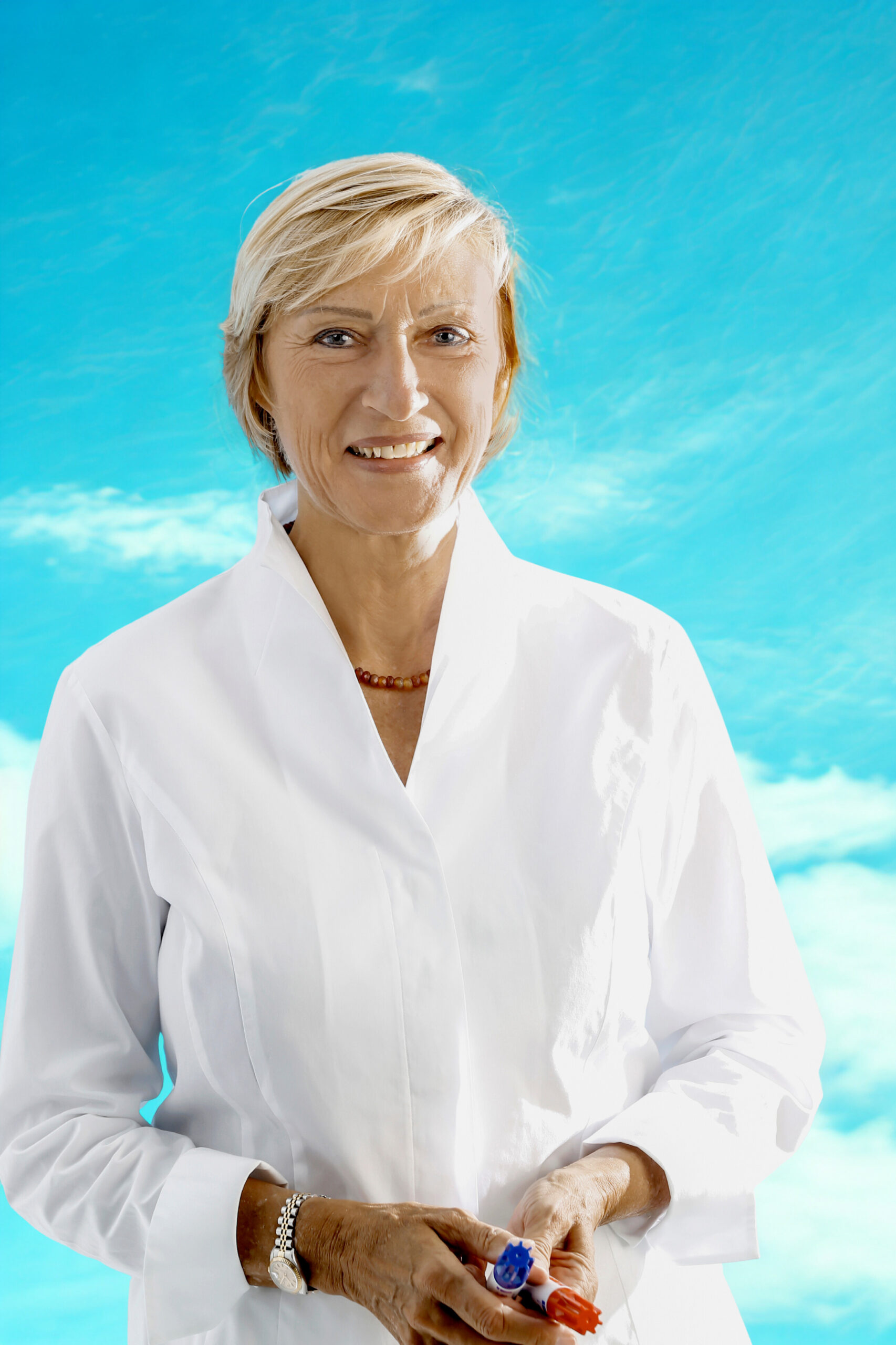 Beate Herzbruch - Präsidentin des Lions-Club Düsseldorf Barbarossa