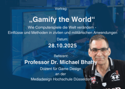 „Gamify the World“ – Vortrag von Prof. Dr. Michael Bhatty
