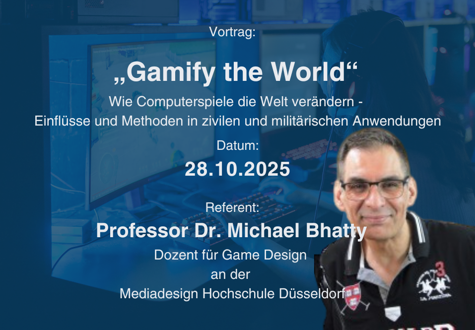Vortrag im LIONS-Club Düsseldorf Barbarossa von Prof. Dr. Bhatty zu "Gamify the World"