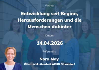 Vortrag von Nora May: AKHD